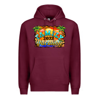 Burgundy family vacation 2022 Premium Hoodie - BarkalooDesign
