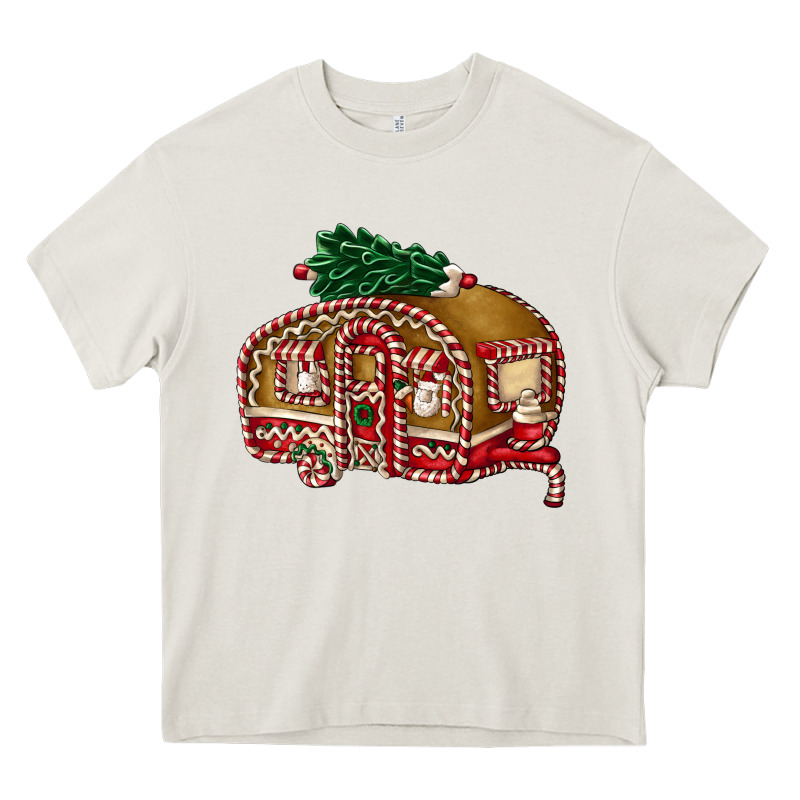 Caravan Gingerbread Heavy Core Tee by FaDigitalArtStudio | Teevron