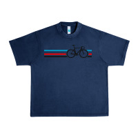 Navy bike stripes Urban Heavy Tee - artisFamous