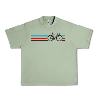 Oil Green bike stripes Urban Heavy Tee - artisFamous