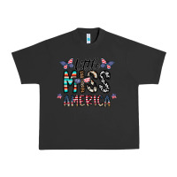 Pigment Black little miss america Urban Heavy Tee - CowhideDigitalArt