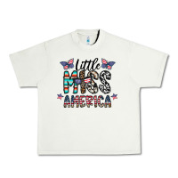 Pistachio little miss america Urban Heavy Tee - CowhideDigitalArt