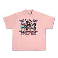 Salmon little miss america Urban Heavy Tee - CowhideDigitalArt