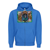 True Royal thanksgiving turkey with background Zipper Hoodie - RanaPortraitStore