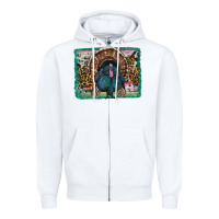 White thanksgiving turkey with background Zipper Hoodie - RanaPortraitStore