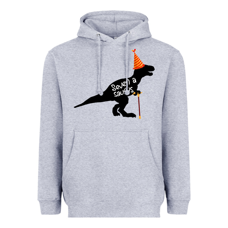 Seven A Saurus Heavyweight Hoodie by Bettercallsaul | Teevron