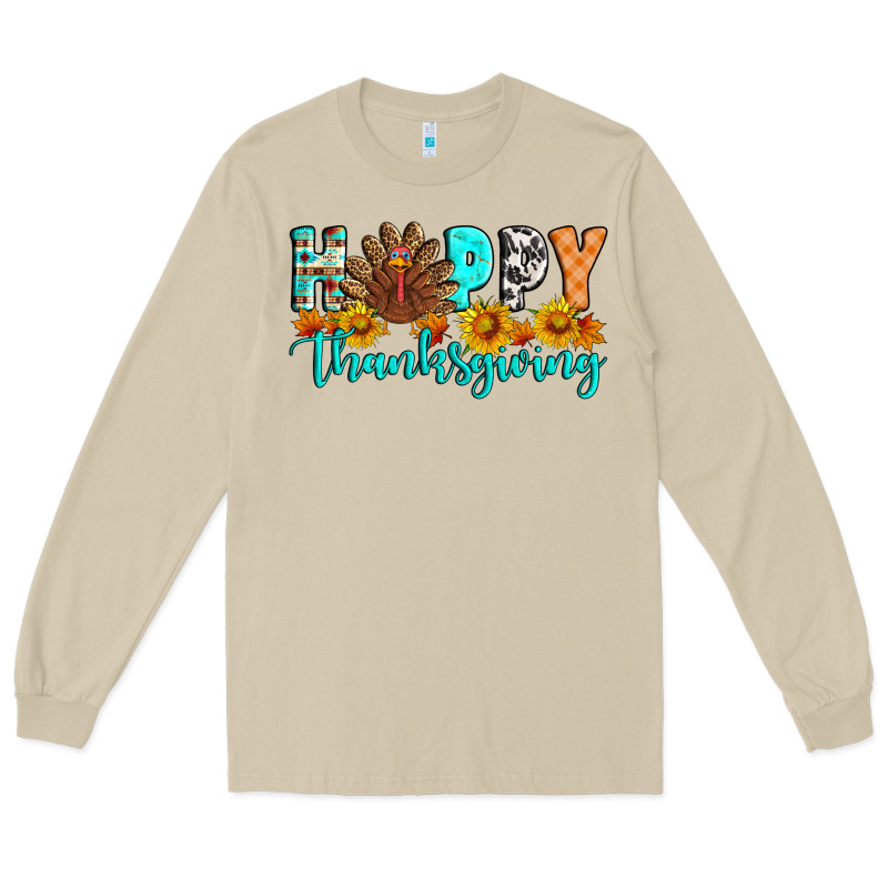Happy Thanksgiving Long Sleeve Tee by Artiststas | Teevron
