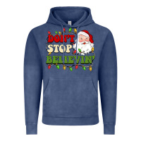 Vintage Denim don't stop believin Vintage Hoodie - BarkalooDesign