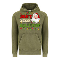 Vintage Olive don't stop believin Vintage Hoodie - BarkalooDesign