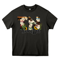 Asphalt tenesse state cowhide serape cactus Heavy Core Tee - RanaPortraitStore