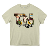 Mossy tenesse state cowhide serape cactus Heavy Core Tee - RanaPortraitStore