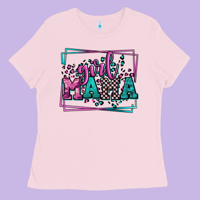 Leopard Camo Girl Mama Mother's Day Ladies Tee Designed By Lillyallendesigns