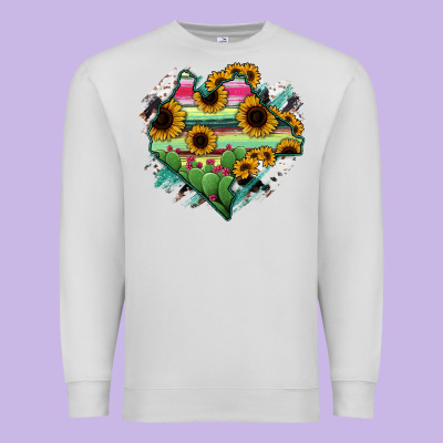 Chiapas State Of Mexico Map Premium Sweatshirt Designed By Ranaportraitstore