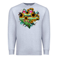 Heather Grey Chiapas State Of Mexico Map Premium Sweatshirt - RanaPortraitStore
