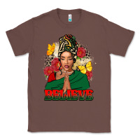 Chestnut believe black woman Classic Tee - FaDigitalArtStudio
