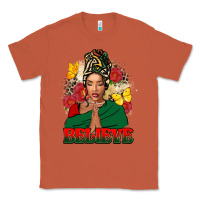 Copper believe black woman Classic Tee - FaDigitalArtStudio