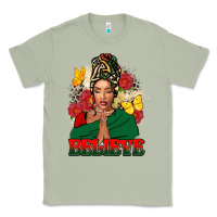 Matcha believe black woman Classic Tee - FaDigitalArtStudio