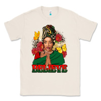 Natural believe black woman Classic Tee - FaDigitalArtStudio