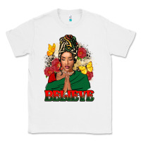 White believe black woman Classic Tee - FaDigitalArtStudio
