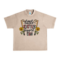 French Oak little sister biggest fan Urban Heavy Tee - CowhideDigitalArt
