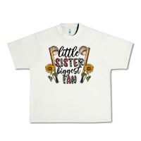 Pistachio little sister biggest fan Urban Heavy Tee - CowhideDigitalArt