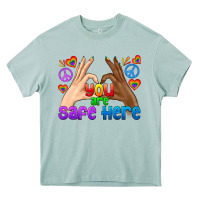 Arona LGBTQ+ You Are Safe Here Heavy Core Tee - BundleAndBundleShop