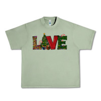 Oil Green christmas tree love Urban Heavy Tee - RanaPortraitStore