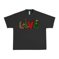 Pigment Black christmas tree love Urban Heavy Tee - RanaPortraitStore