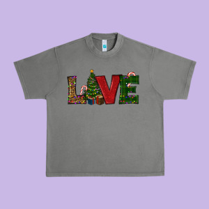 Christmas Tree Love Urban Heavy Tee Designed By Ranaportraitstore