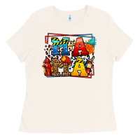 Bone leopard frame firefighter mama Mother's Day Ladies Tee - LillyAllenDesigns