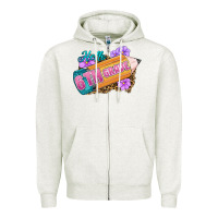 Oatmeal Heather hello 6th grade Zipper Hoodie - RanaPortraitStore