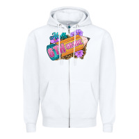 White hello 6th grade Zipper Hoodie - RanaPortraitStore