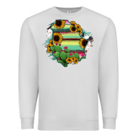 Dove Grey Chihuahua State Of Mexico Map Premium Sweatshirt - RanaPortraitStore