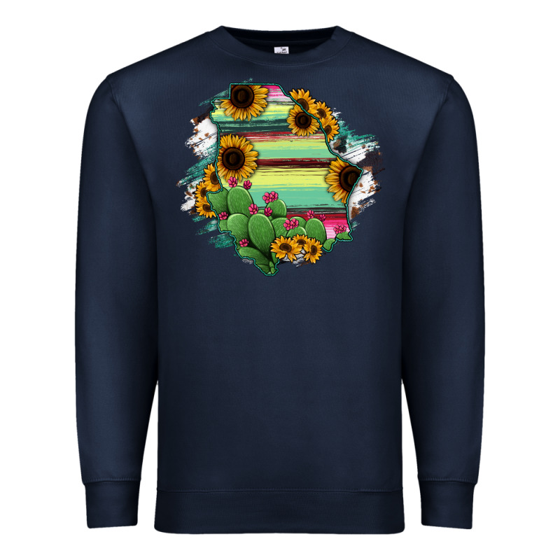 Chihuahua State Of Mexico Map Premium Sweatshirt by RanaPortraitStore | Teevron