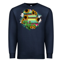 Navy Chihuahua State Of Mexico Map Premium Sweatshirt - RanaPortraitStore