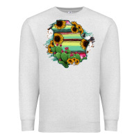 Oatmeal Heather Chihuahua State Of Mexico Map Premium Sweatshirt - RanaPortraitStore