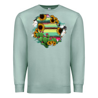 Seafoam Chihuahua State Of Mexico Map Premium Sweatshirt - RanaPortraitStore