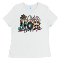 White best dog mom ever Ladies Tee - SublimationCraftShop