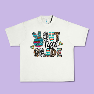 Out Fifth Grade Urban Heavy Tee Designed By Cowhidedigitalart