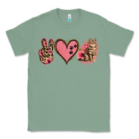 Sage Peace Love Cats Classic Tee - Jasminsmagicworld