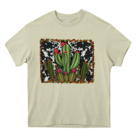 Mossy aztec cowhide cacti Heavy Core Tee - RanaPortraitStore