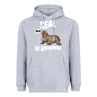 Heather Grey Seal nice Of Approval Heavyweight Hoodie - Bettercallsaul