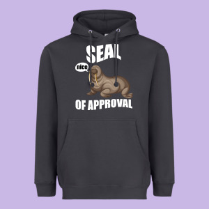 Seal Nice Of Approval Heavyweight Hoodie Designed By Bettercallsaul