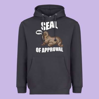 Seal Nice Of Approval Heavyweight Hoodie Designed By Bettercallsaul