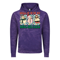Cloud Purple Chillin with my Snowmies Vintage Hoodie - BarkalooDesign