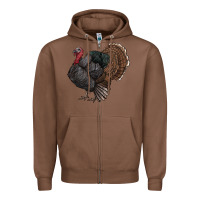 Chestnut gobble Zipper Hoodie - RanaPortraitStore