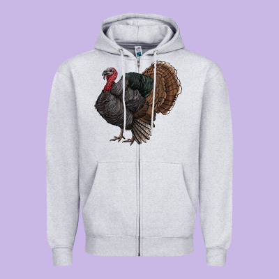 Gobble Zipper Hoodie Designed By Ranaportraitstore