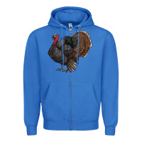 True Royal gobble Zipper Hoodie - RanaPortraitStore