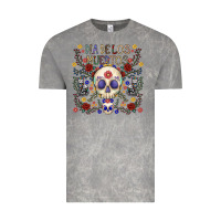 Cloud Rock dia de los muertos Vintage Tee - CowhideDigitalArt