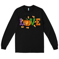 Black Halloween Love Long Sleeve Tee - Artiststas